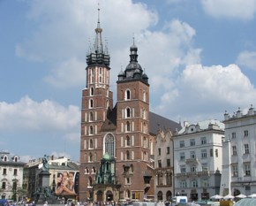 Polen. Kraków. Kościół Mariacki